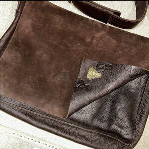 Gene Simmons Brown Leather Messenger Bag